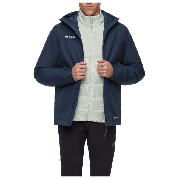 Mammut - Treeline 3 in 1 Hardshell Hooded Jacket - Doppeljacke Gr XXL blau von mammut