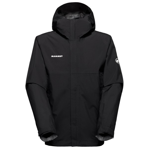 Mammut - Treeline Light Hardshell Hooded Jacket - Regenjacke Gr XXL schwarz von mammut