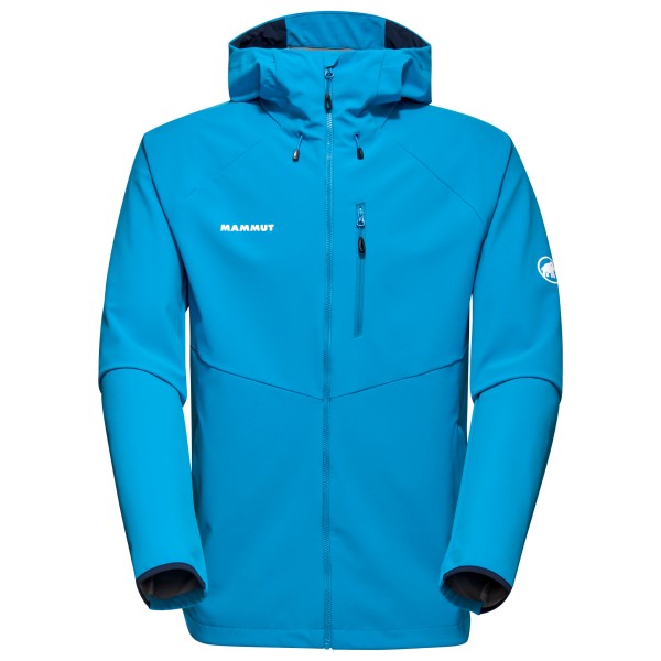 Mammut - Ultimate Comfort SO Hooded Jacket - Softshelljacke Gr XL blau von mammut