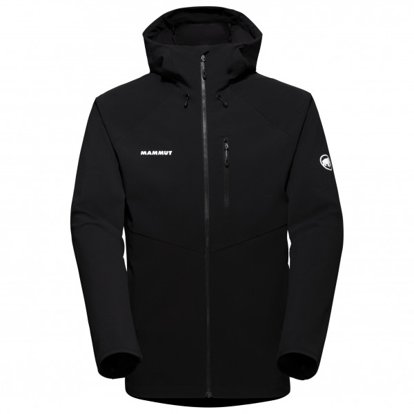 Mammut - Ultimate Comfort SO Hooded Jacket - Softshelljacke Gr XXL schwarz von mammut