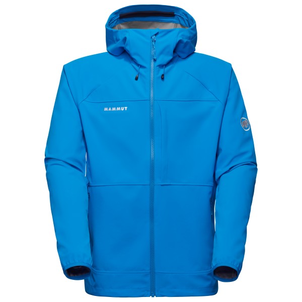 Mammut - Ultimate Comfort Softshell Hooded Jacket - Softshelljacke Gr XL blau von mammut