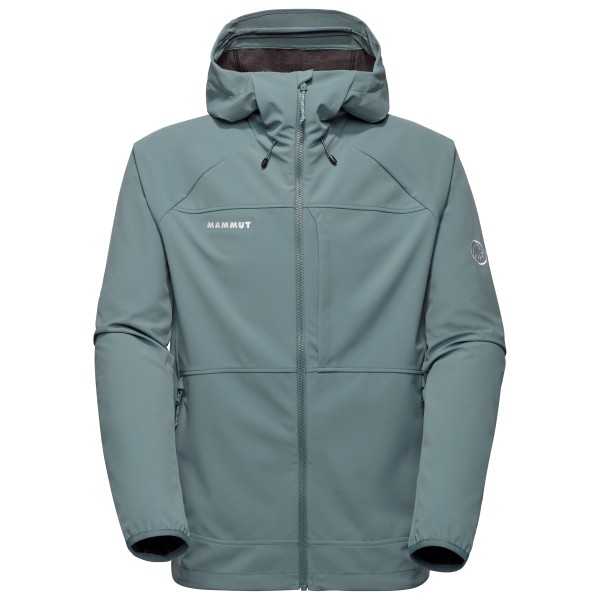 Mammut - Ultimate Comfort Softshell Hooded Jacket - Softshelljacke Gr XXL türkis von mammut