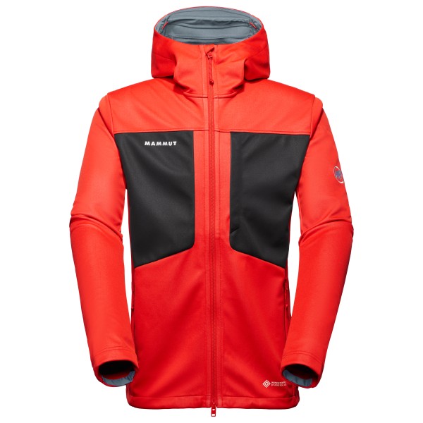 Mammut - Ultimate VIII Softshell Hooded Jacket - Softshelljacke Gr XL rot von mammut