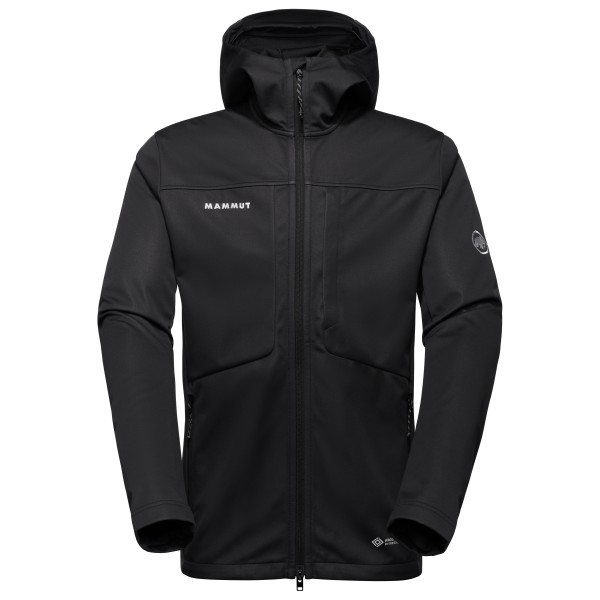 Mammut - Ultimate VIII Softshell Hooded Jacket - Softshelljacke Gr XL schwarz von mammut