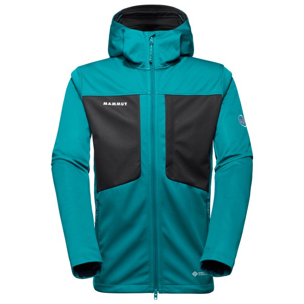 Mammut - Ultimate VIII Softshell Hooded Jacket - Softshelljacke Gr XXL türkis von mammut