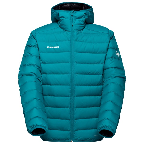 Mammut - Waymarker Insulation Hooded Jacket - Daunenjacke Gr S türkis von mammut