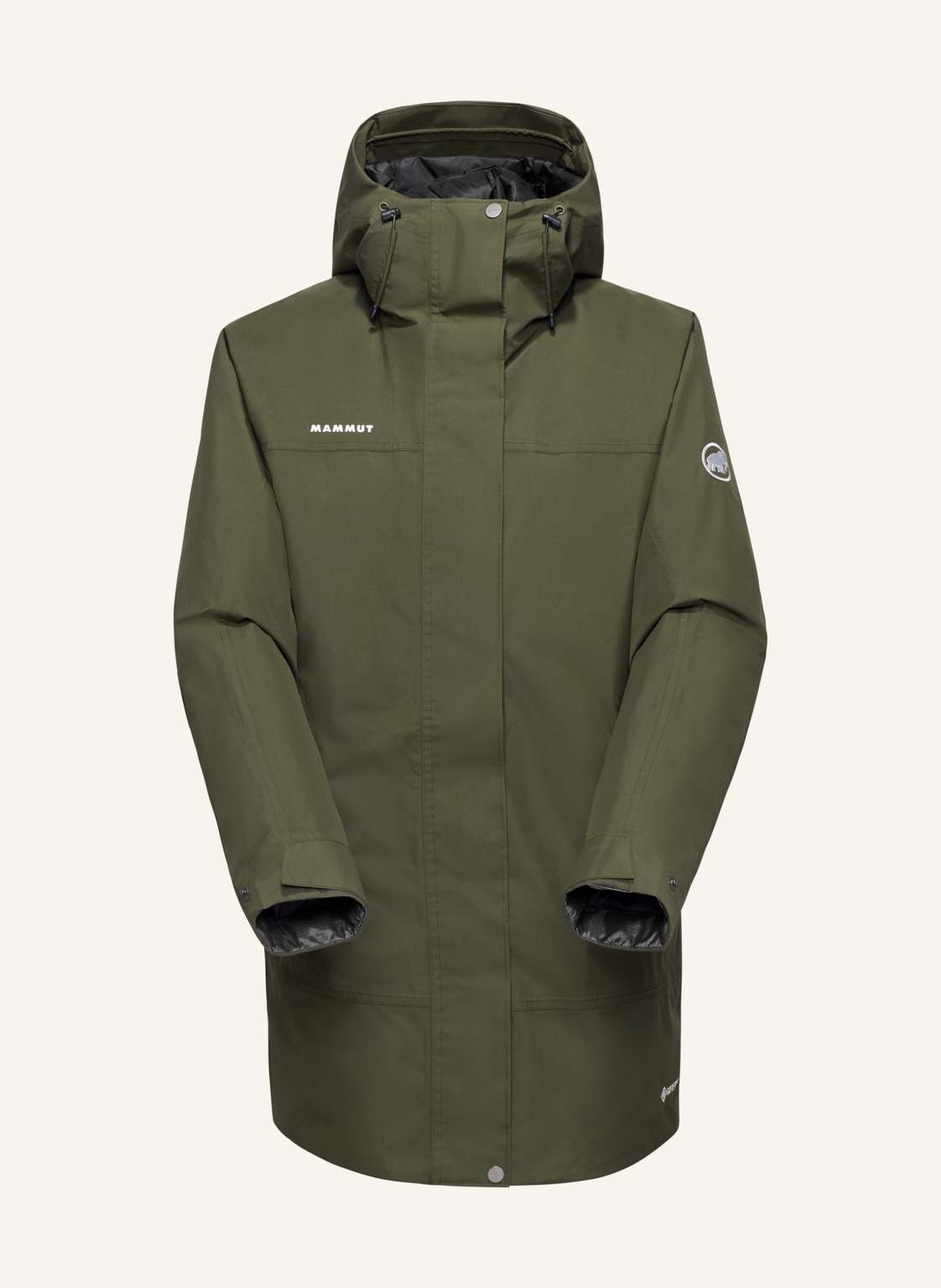 Mammut Winterparka Treeline Hs Thermo Mit Kapuze gruen von mammut