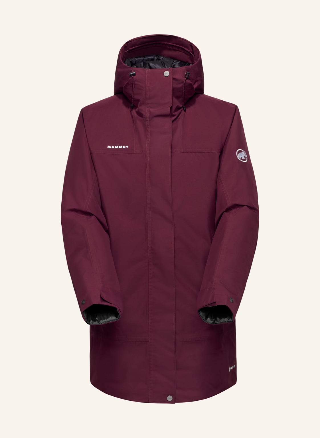 Mammut Winterparka Treeline Hs Thermo Mit Kapuze rot von mammut