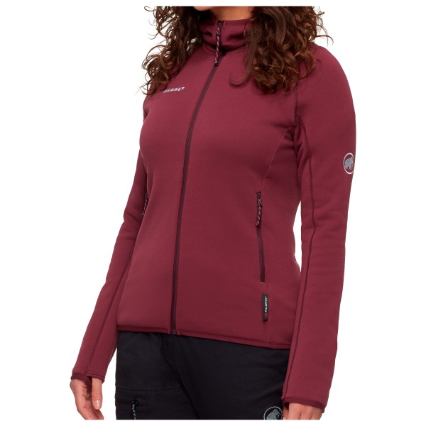 Mammut - Women's Aconcagua Midlayer Hooded Jacket - Fleecejacke Gr XS rot von mammut