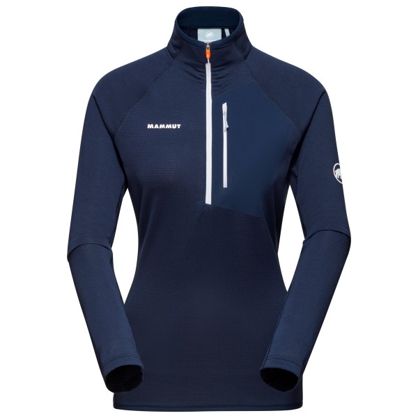 Mammut - Women's Aenergy Light Midlayer Half Zip Pull - Fleecepullover Gr XL blau von mammut