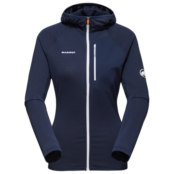Mammut - Women's Aenergy Light Midlayer Hooded Jacket - Fleecejacke Gr L blau von mammut