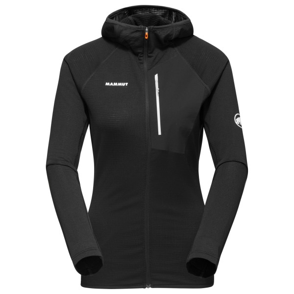 Mammut - Women's Aenergy Light Midlayer Hooded Jacket - Fleecejacke Gr L schwarz von mammut