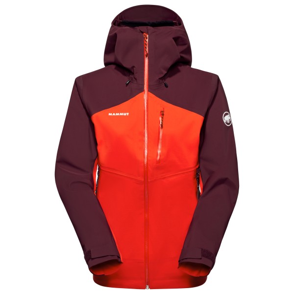Mammut - Women's Alto Guide Hardshell Hooded Jacket - Regenjacke Gr S rot von mammut