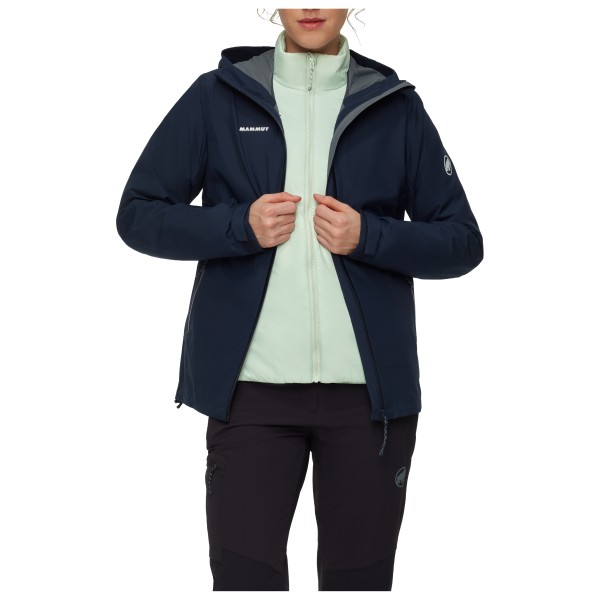 Mammut - Women's Alto Light 3 in 1 Hardshell Hooded Jacket - Doppeljacke Gr L blau von mammut