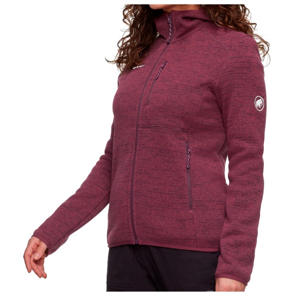 Mammut - Women's Arctic IV Midlayer Hooded Jacket - Fleecejacke Gr L rot von mammut