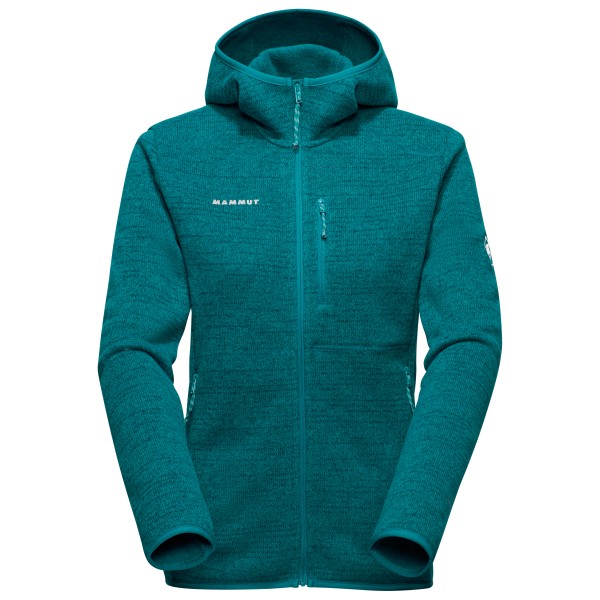 Mammut - Women's Arctic IV Midlayer Hooded Jacket - Fleecejacke Gr L türkis/blau von mammut