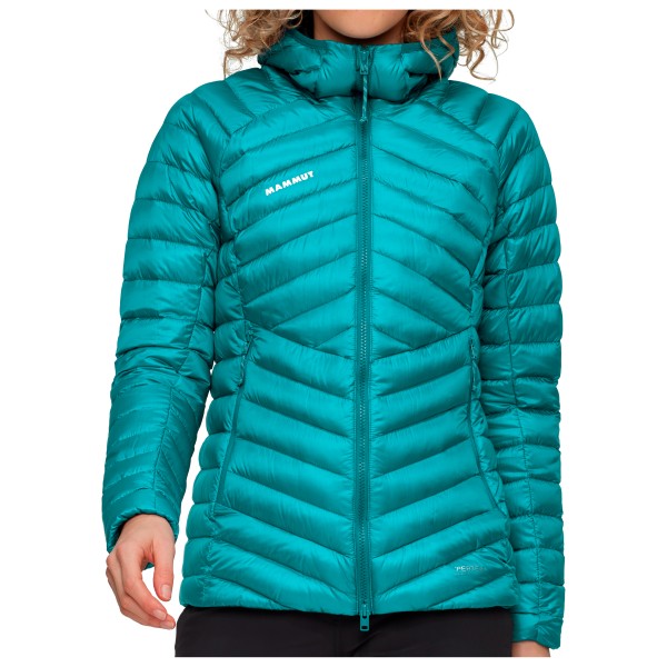 Mammut - Women's Broad Peak Insulation Hooded Jacket - Daunenjacke Gr S türkis von mammut