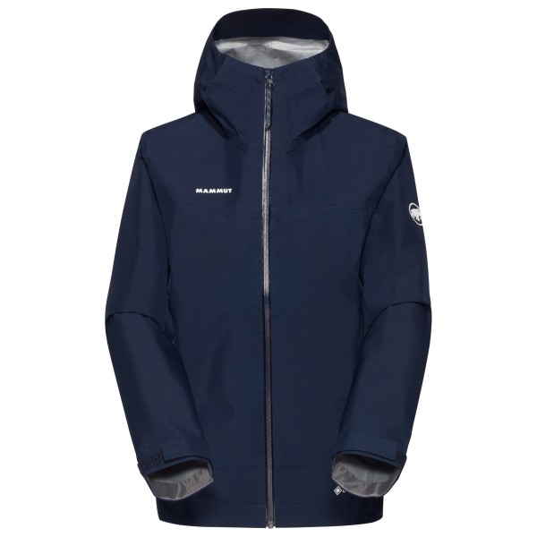 Mammut - Women's Crater Light Hardshell Hooded Jacket - Regenjacke Gr L blau von mammut