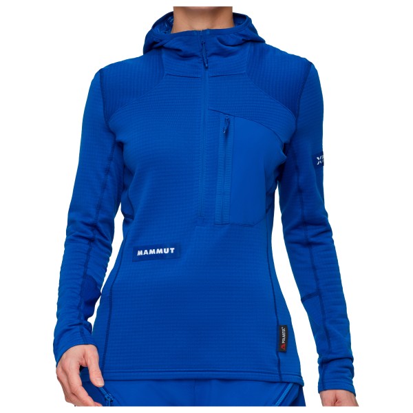 Mammut - Women's Eiger Nordwand Advanced FL Half Zip - Fleecepullover Gr L blau von mammut
