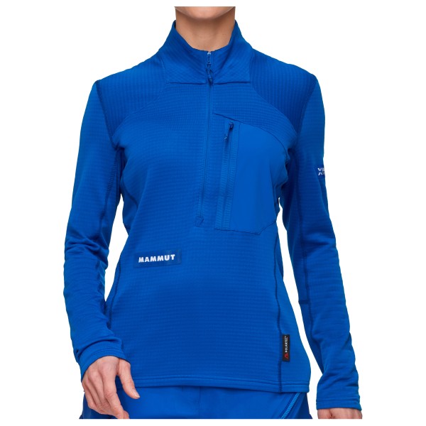 Mammut - Women's Eiger Nordwand Advanced FL Half Zip Pull - Fleecepullover Gr S blau von mammut
