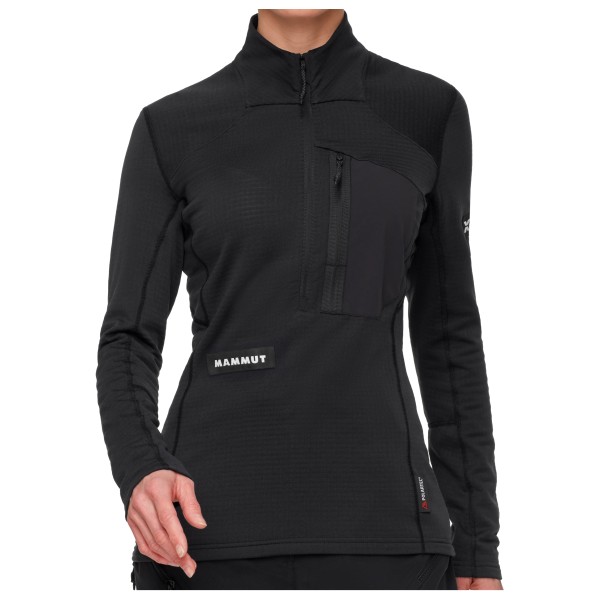 Mammut - Women's Eiger Nordwand Advanced FL Half Zip Pull - Fleecepullover Gr S schwarz von mammut