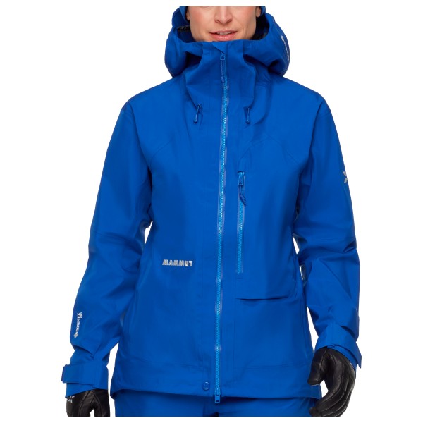 Mammut - Women's Eiger Nordwand Advanced HS Hooded Jacket - Regenjacke Gr XS blau von mammut
