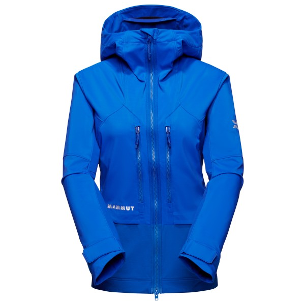 Mammut - Women's Eiger Nordwand Pro Softshell Hooded Jacket - Softshelljacke Gr S blau von mammut