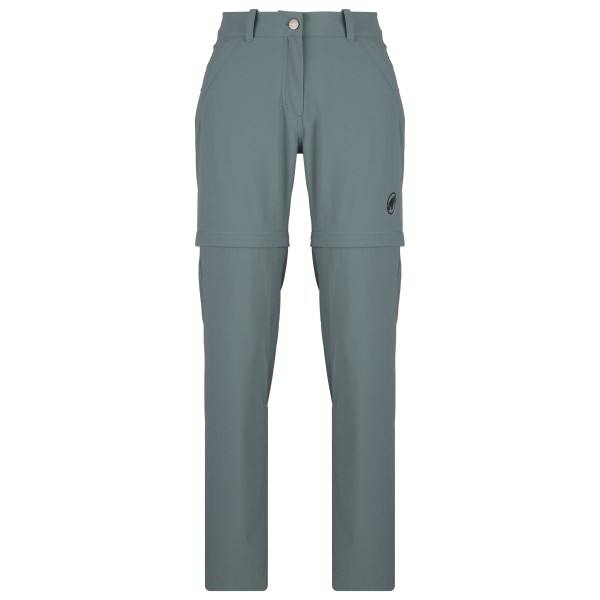 Mammut - Women's Hiking V Zip Off Pants - Zip-Off-Hose Gr 42 - Short grau von mammut