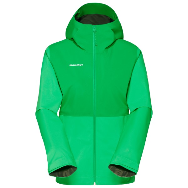 Mammut - Women's Linard Light Hardshell Hooded Jacket - Regenjacke Gr L grün von mammut