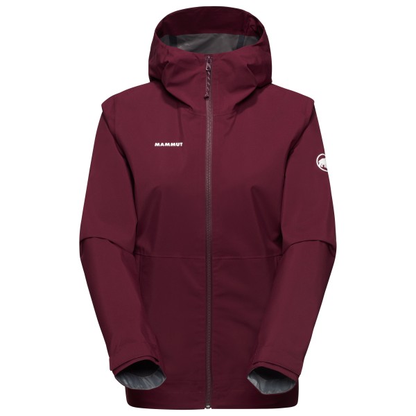 Mammut - Women's Linard Light Hardshell Hooded Jacket - Regenjacke Gr L rot von mammut