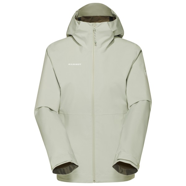 Mammut - Women's Linard Light Hardshell Hooded Jacket - Regenjacke Gr S beige von mammut