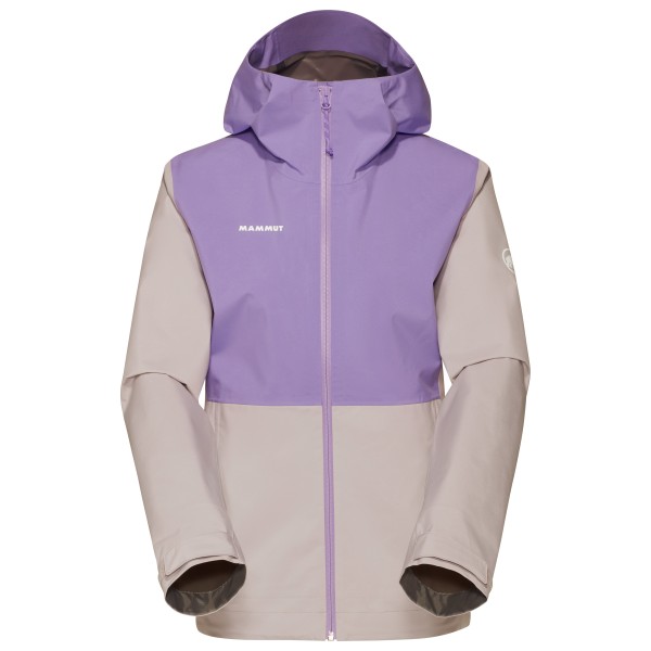 Mammut - Women's Linard Light Hardshell Hooded Jacket - Regenjacke Gr S lila/grau von mammut