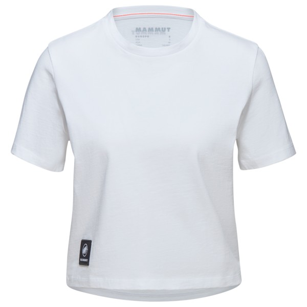 Mammut - Women's Massone T-Shirt Cropped Patch Gr L weiß von mammut