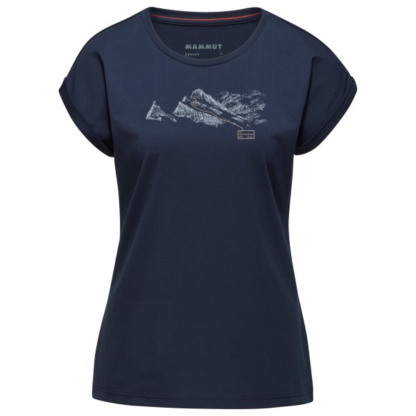 Mammut - Women's Mountain T-Shirt Finsteraarhorn - Funktionsshirt Gr L;M;S;XL;XS blau;grün;weiß von mammut