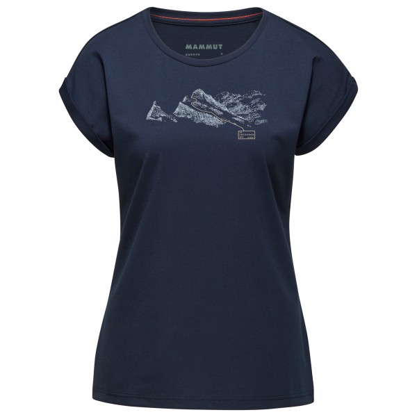 Mammut - Women's Mountain T-Shirt Finsteraarhorn - Funktionsshirt Gr L blau von mammut