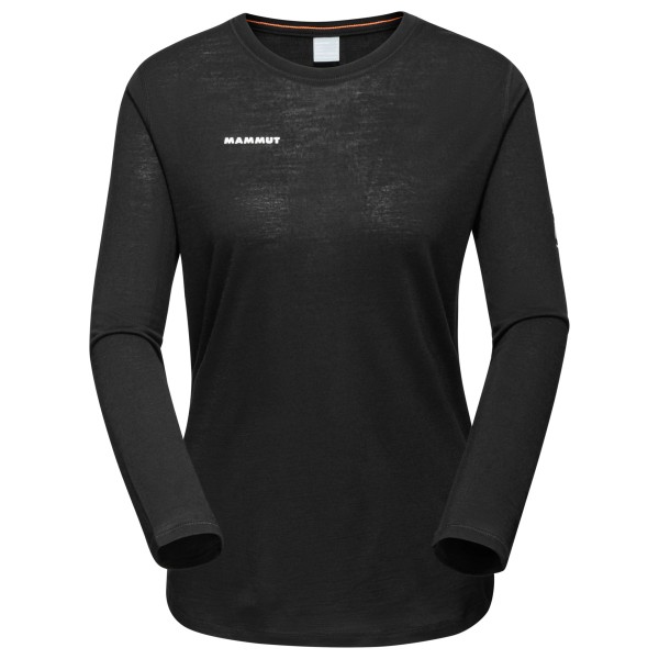 Mammut - Women's Tree Wool Firstlayer Longsleeve - Merinoshirt Gr L schwarz von mammut