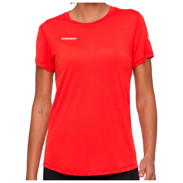Mammut - Women's Tree Wool Firstlayer T-Shirt - Merinoshirt Gr XS rot von mammut