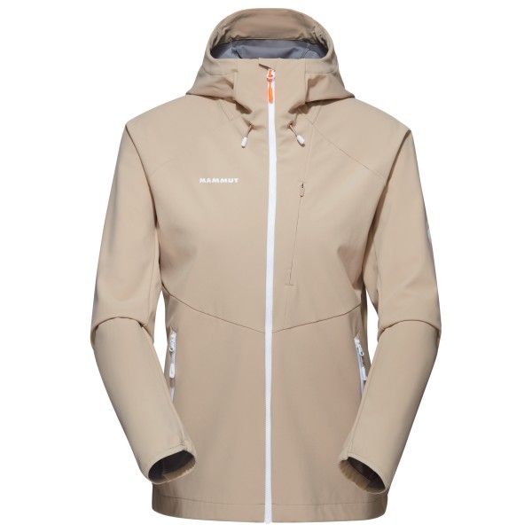 Mammut - Women's Ultimate Comfort Softshell Hooded Jacket - Softshelljacke Gr L;M;S;XL;XS;XXL beige;blau;türkis von mammut