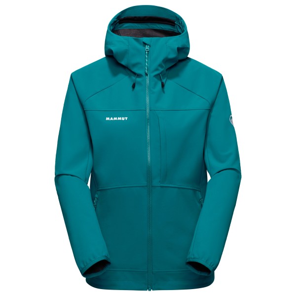 Mammut - Women's Ultimate Comfort Softshell Hooded Jacket - Softshelljacke Gr L türkis von mammut