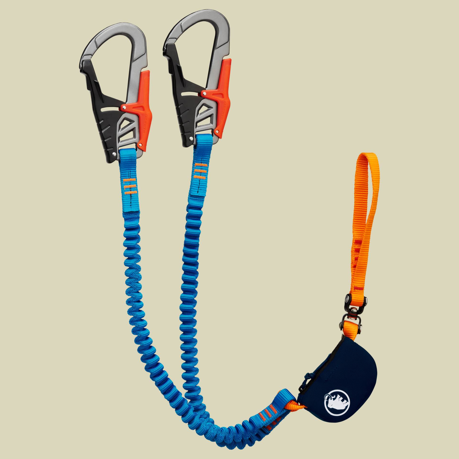 Skywalker Pro Turn Via Ferrata Set für Körpergewicht von 40 bis 120 kg Farbe marine von mammut