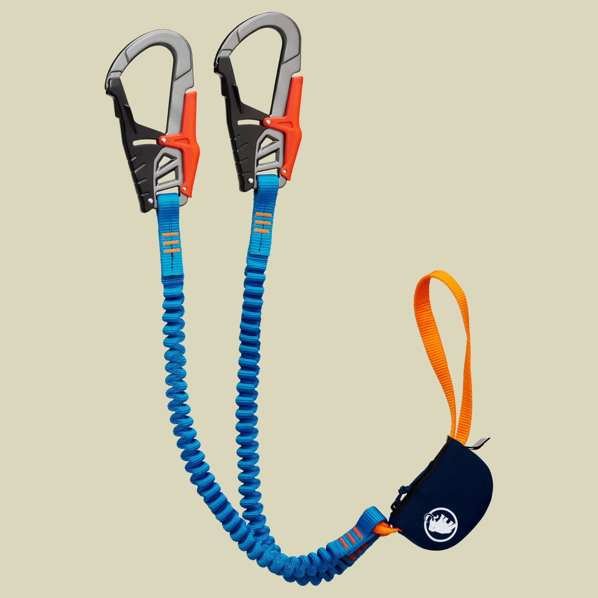 Skywalker Pro Via Ferrata Set für Körpergewicht von 40 bis 120 kg Farbe marine von mammut