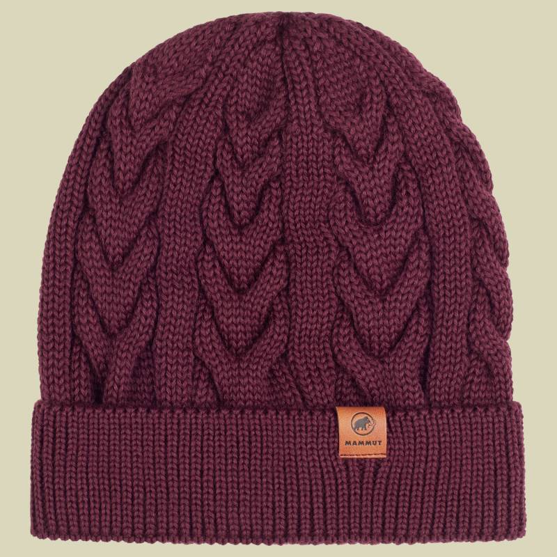 Valbella Beanie rot one size - vin von mammut