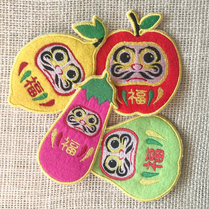 Früchte Daruma Patch Früchte Daruma Patch von mamorimaru