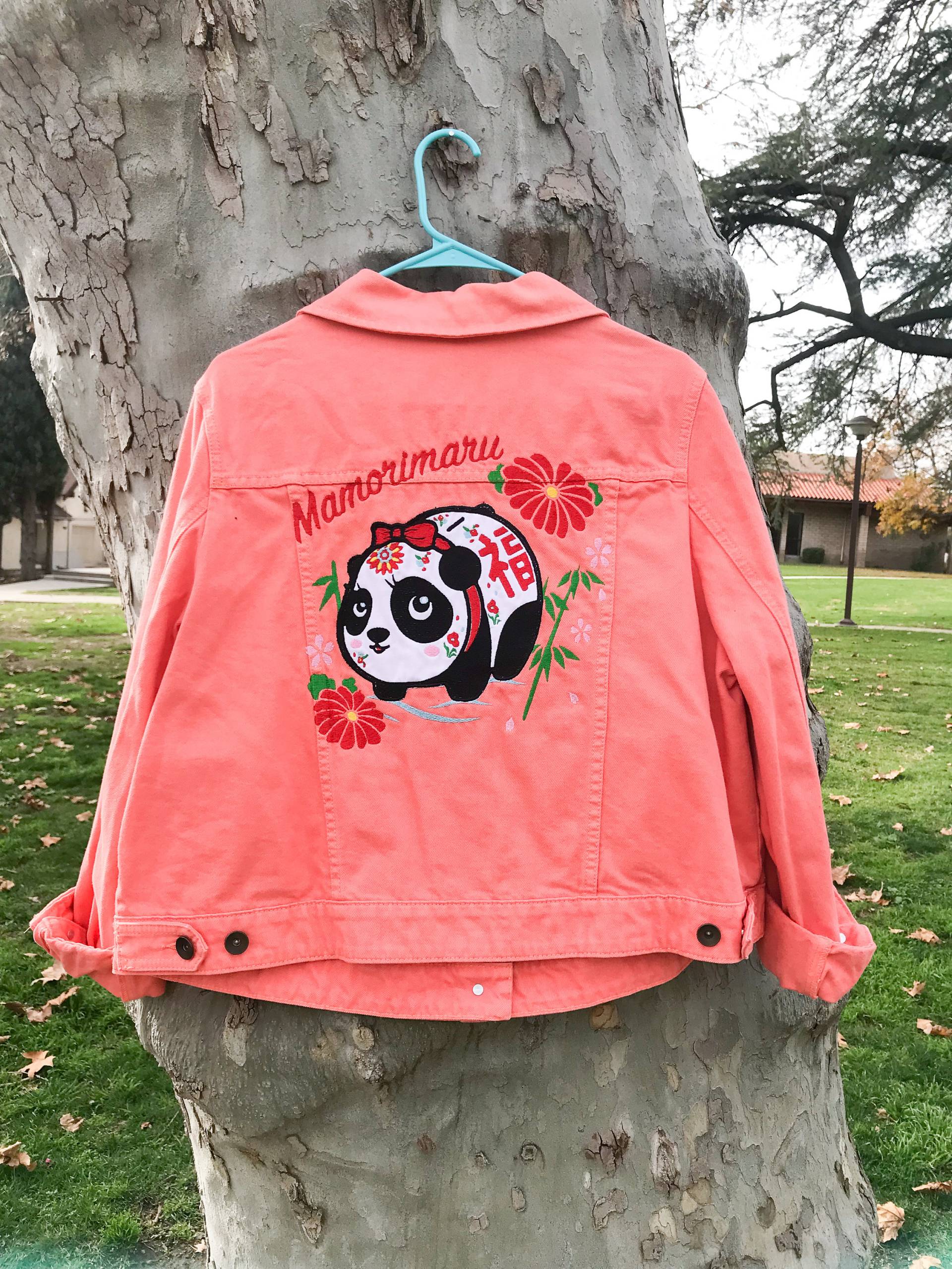 Pam Coral Pink Jeansjacke Pam Coral Pink Jeansjacke von mamorimaru