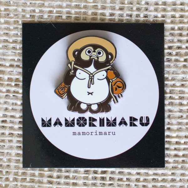 Tanuki Emaille Pin Tanuki Emaille Pin von mamorimaru