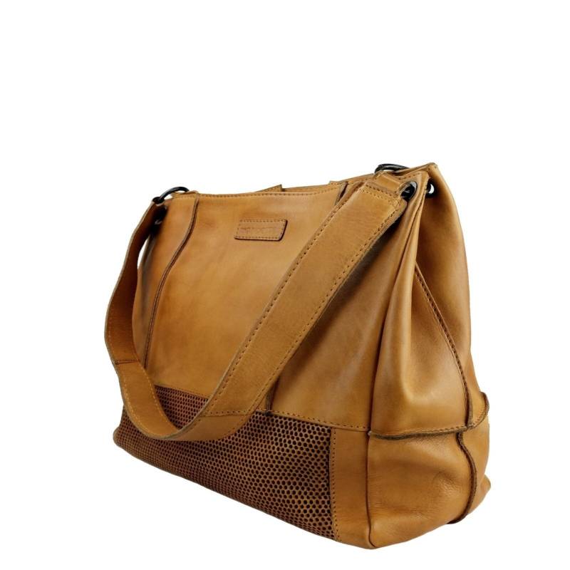 Schultertasche Firenze Leder Cognac Damen | Taschen Handtaschen Umhängetaschen Gift For Her von manbefair