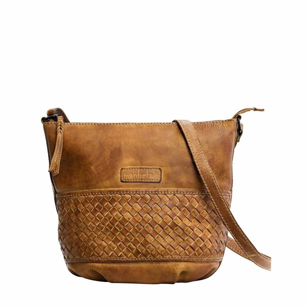 Umhängetasche Nice Leder Cognac | Taschen Damen Crossbody Bag Ledertasche Handmade Shoulder Daily Geschenkidee von manbefair