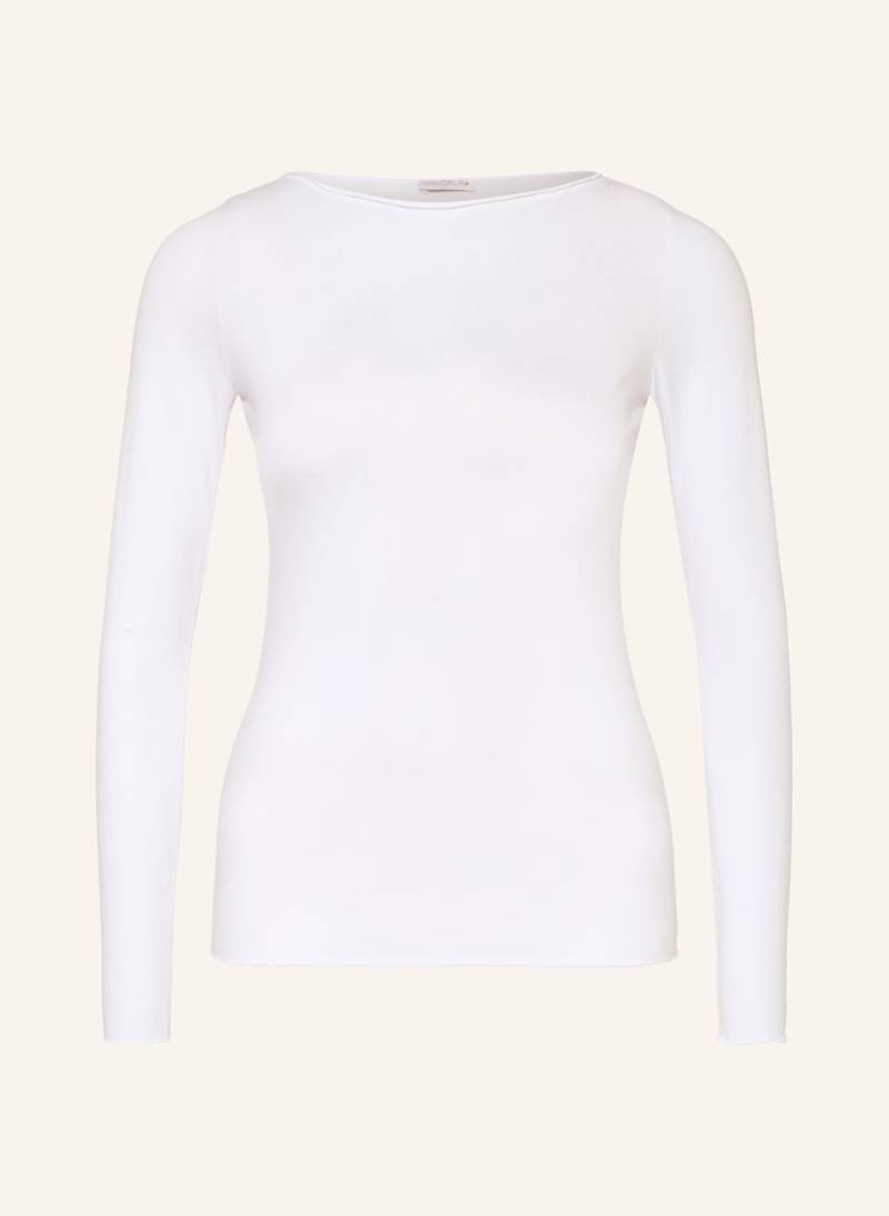 Mandala Longsleeve Basic weiss von mandala