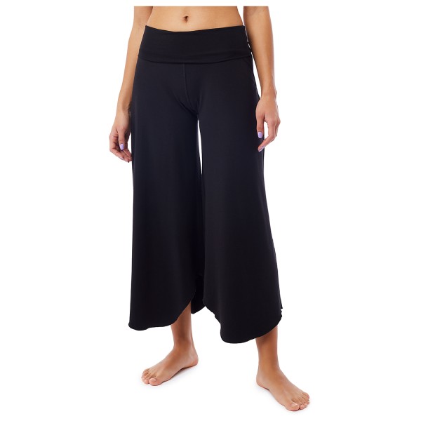 Mandala - Women's Roll Over Tulip Pants - Trainingshose Gr M;XS schwarz von mandala