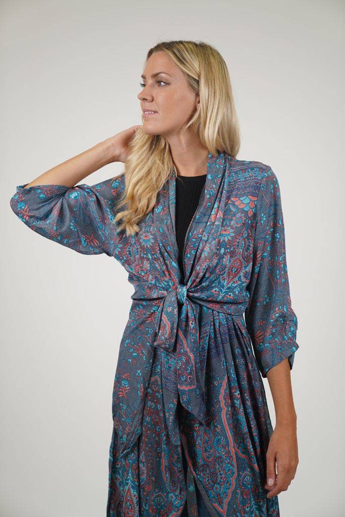 Doppellagiger Kimono Aus Seide von mandalacinco